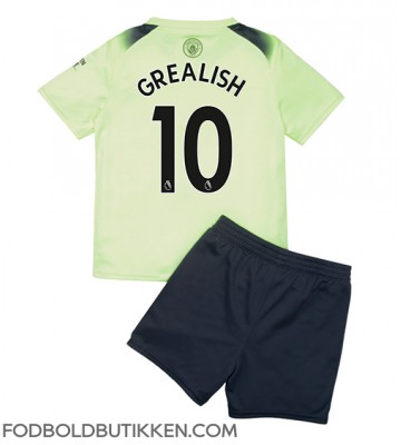 Manchester City Jack Grealish #10 Tredjetrøje Børn 2022-23 Kortærmet (+ Korte bukser)